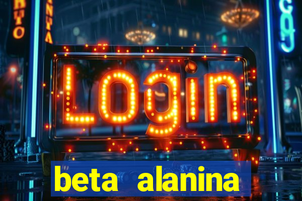 beta alanina aumenta a pressao